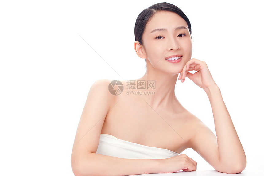 身体保养亚洲女人美女肖像图片