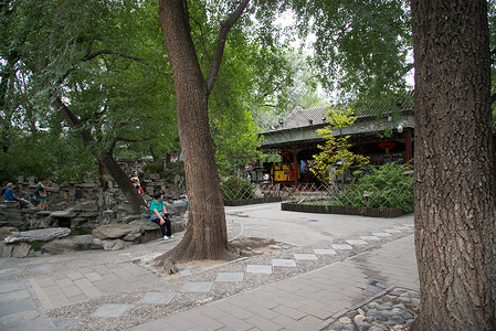 亚洲都市风景庭院北京恭王府图片