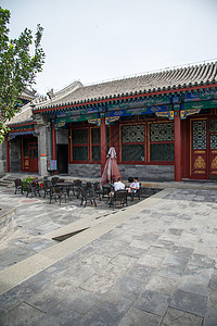 建筑人造建筑彩色图片北京恭王府图片