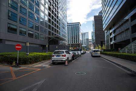 公路摄影门口摄影购物中心北京金融街背景