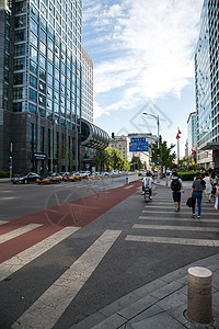 建筑结构城市道路购物中心北京金融街图片