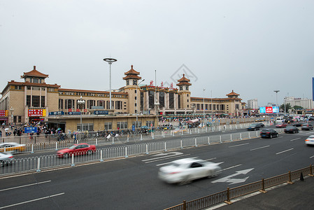 公路摄影摄影白昼旅游北京站背景