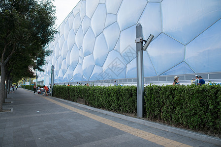 体育场北京游泳中心水立方图片
