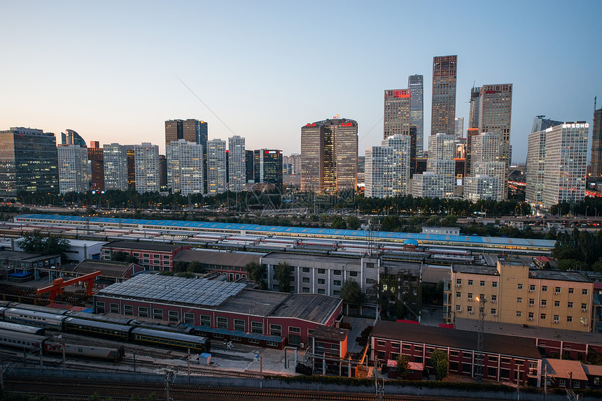 北京市区的城市建筑和高楼图片