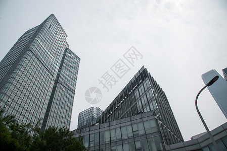 北京商务楼的景观背景图片