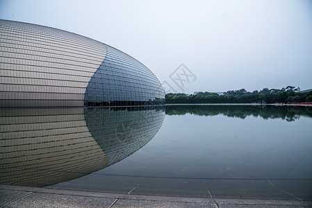 都市风景首都北京大剧院图片