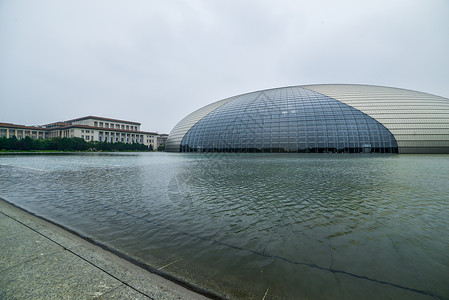 无人旅游目的地建筑北京大剧院图片