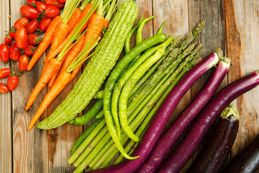 膳食食品色彩鲜艳新鲜蔬菜图片