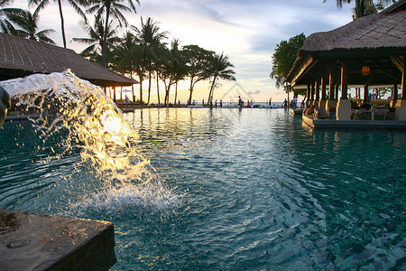 巴厘岛海边度假村高清图片