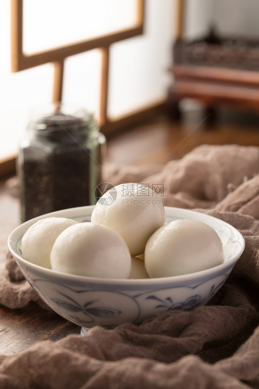 无人春节食品元宵图片