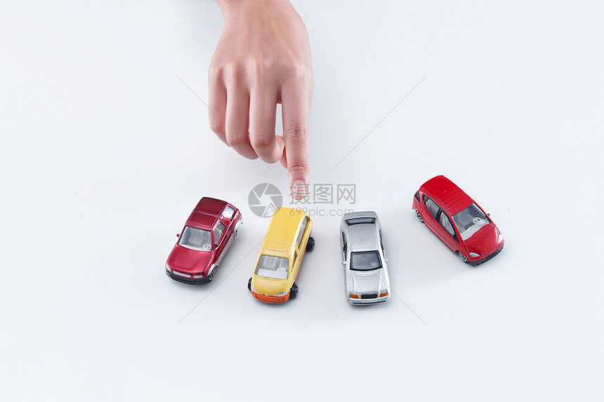 手和汽车模型图片