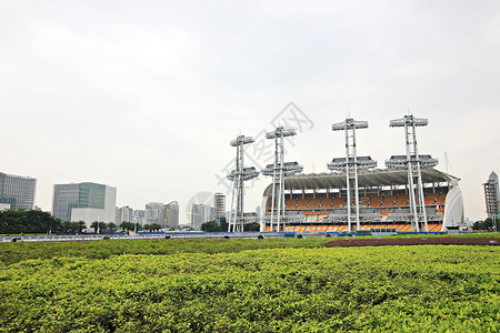 心空广州珠江新城城市建筑背景