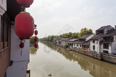 人造建筑古城水江苏省无锡清名桥古运河景区无锡清名桥古运河景区图片