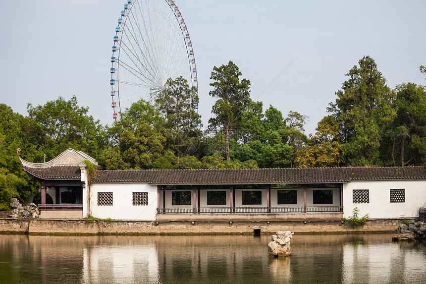 绿色人类居住地白昼江苏省无锡蠡园图片