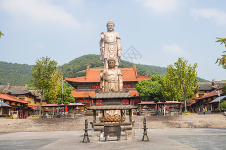 传统寺庙江苏省无锡灵山大佛图片