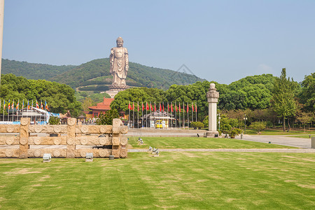 当地著名景点祈祷江苏省无锡灵山大佛图片