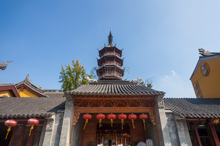 旅游当地著名景点江苏省无锡南禅寺图片