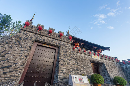 风景区国内著名景点水平构图江苏省无锡三国城图片