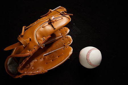 棒球手套背景图片