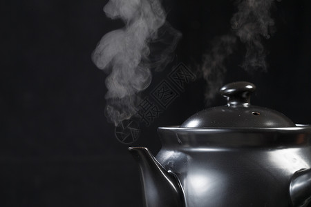 黑陶茶壶传统文化罐子材料水壶背景
