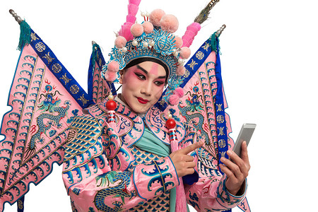京剧服装使用手机高清图片