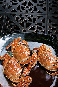 东方食品餐饮文化静物螃蟹图片