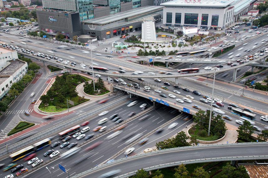 发展道路彩色图片北京西直门立交桥图片