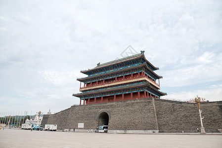 北京前门城楼旅游目的地高清图片素材