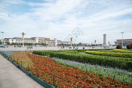 地标建筑云首都北京广场图片