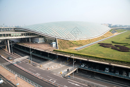 环境航空旅游胜地北京首都国际机场背景图片