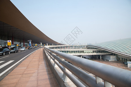 北京首都国际机场大厅背景图片