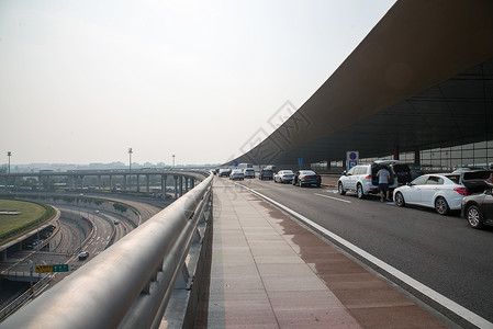 北京首都国际机场大厅背景图片