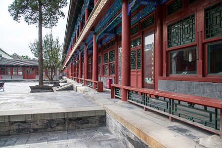 彩色图片旅游目的地文化遗产北京恭王府户外高清图片素材