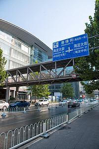 中国路牌旅游目的地建筑结构城市生活北京城市建筑背景