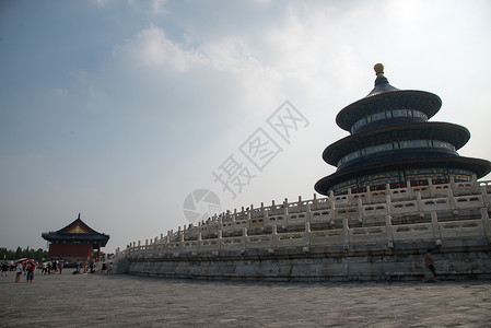 风景天坛公园天空北京天坛都市风光高清图片素材