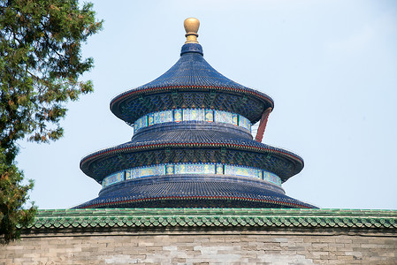 屋顶花纹旅行花纹图案建筑北京天坛背景