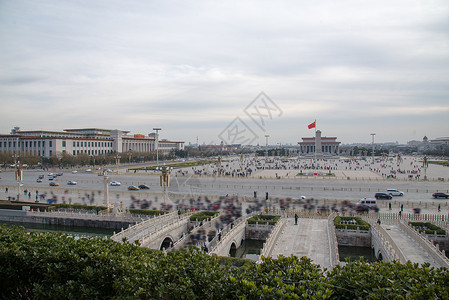 建筑外部旅游主义北京广场全景高清图片