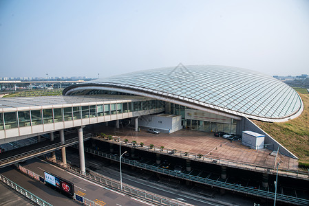 建筑空运大楼彩色图片北京首都国际机场背景图片