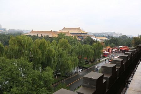 建筑都市风光美景北京风光背景图片