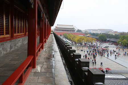 建筑风景城市北京风光背景图片