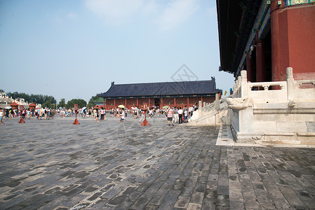 首都世界文化遗产古典式北京天坛公园图片