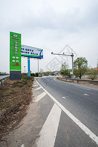 旅行摄影河北省雄县高速公路背景图片