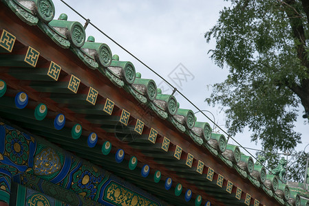 水平构图建筑摄影北京恭王府图片