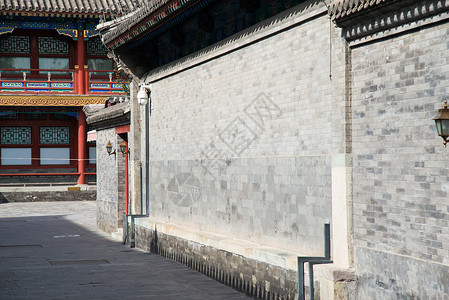 彩色图片文化古老的北京恭王府图片