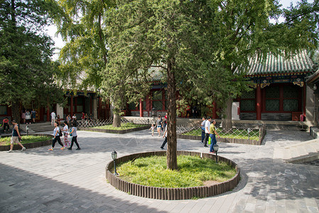 无人房屋北京恭王府图片