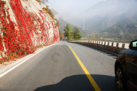 风景环境亚洲北京郊区的公路图片