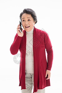 老年女性打电话仅一个老年女人65到69岁亚洲老年人打电话背景