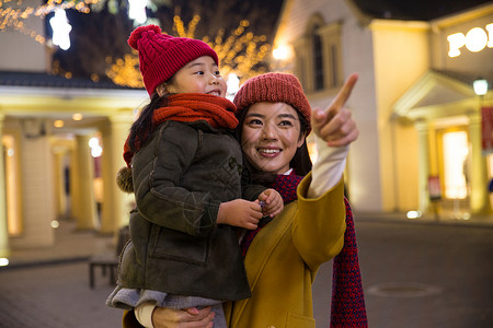 休闲活动欢乐快乐母女图片