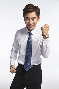 人骄傲手表戴着腕表的商务青年男人图片