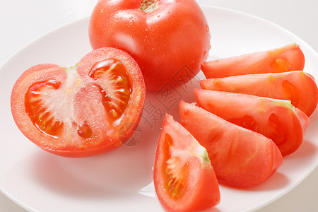 烹调健康食物水珠西红柿图片